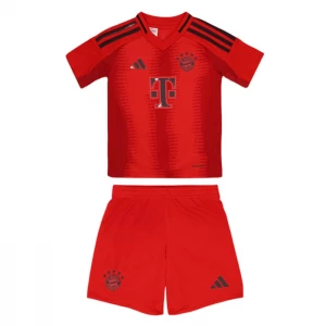 Kinder FC Bayern München Minjae #3 Fußball Trikotsatz 2024-25 Heimtrikot