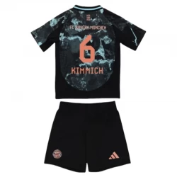 Kinder FC Bayern München Fußball Trikotsatz 2024-25 Joshua Kimmich #6 Auswärtstrikot