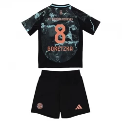 Kinder FC Bayern München Fußball Trikotsatz 2024-25 Leon Goretzka #8 Auswärtstrikot