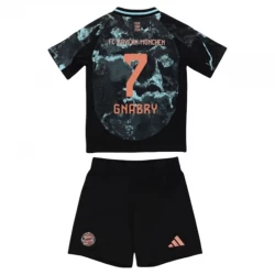 Kinder FC Bayern München Fußball Trikotsatz 2024-25 Serge Gnabry #7 Auswärtstrikot