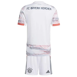 Kinder FC Bayern München Fußball Trikotsatz 2025-26 Auswärtstrikot