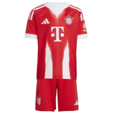 Kinder FC Bayern München Fußball Trikotsatz 2025-26 Heimtrikot