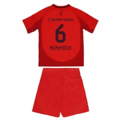 Kinder FC Bayern München Joshua Kimmich #6 Fußball Trikotsatz 2024-25 Heimtrikot