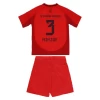 Kinder FC Bayern München Minjae #3 Fußball Trikotsatz 2024-25 Heimtrikot