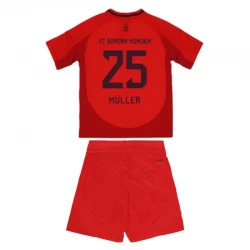 Kinder FC Bayern München Muller #25 Fußball Trikotsatz 2024-25 Heimtrikot