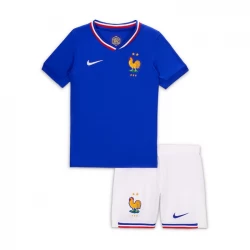 Kinder Frankreich Fußball Trikotsatz EM 2024 Heimtrikot