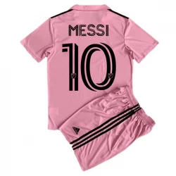 Kinder Inter Miami CF Lionel Messi #10 Fußball Trikotsatz 2023-24 Heimtrikot