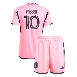 Kinder Inter Miami CF Lionel Messi #10 Fußball Trikotsatz 2024-25 Heimtrikot