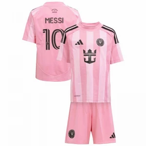 Kinder Inter Miami CF Lionel Messi #10 Fußball Trikotsatz 2025-26 Heimtrikot