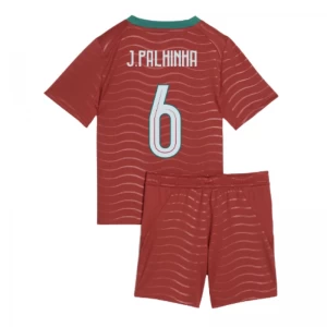 Kinder J. Palhinha #6 Portugal Fußball Trikotsatz WM 2026 Heimtrikot