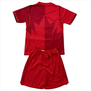 Kinder Kanada Fußball Trikotsatz WM 2026 Heimtrikot