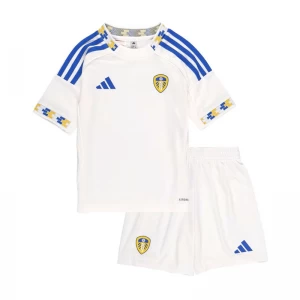 Kinder Leeds United Fußball Trikotsatz 2025-26 Heimtrikot