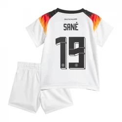 Kinder Leroy Sané #19 Deutschland Fußball Trikotsatz EM 2024 Heimtrikot