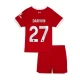 Kinder Liverpool FC Darwin #27 Fußball Trikotsatz 2023-24 Heimtrikot