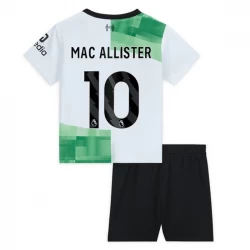 Kinder Liverpool FC Fußball Trikotsatz 2023-24 Mac Allister #10 Auswärtstrikot