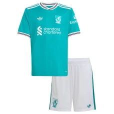 Kinder Liverpool FC Fußball Trikotsatz 2025-26 Ausweichtrikot