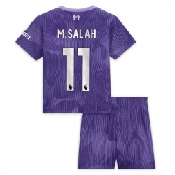 Kinder Liverpool FC Fußball Trikotsatz Mohamed Salah #11 2023-24 Ausweichtrikot