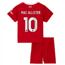 Kinder Liverpool FC Mac Allister #10 Fußball Trikotsatz 2023-24 Heimtrikot