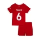 Kinder Liverpool FC Thiago #6 Fußball Trikotsatz 2023-24 Heimtrikot