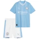 Kinder Manchester City Kevin De Bruyne #17 Fußball Trikotsatz 2023-24 Heimtrikot