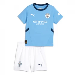 Kinder Manchester City Fußball Trikotsatz 2024-25 Heimtrikot