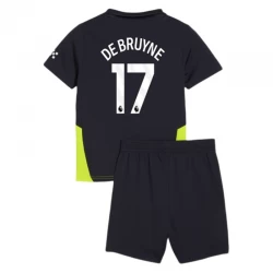 Kinder Manchester City Fußball Trikotsatz 2024-25 Kevin De Bruyne #17 Auswärtstrikot