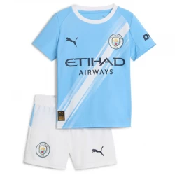 Kinder Manchester City Fußball Trikotsatz 2025-26 Auswärtstrikot