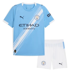 Kinder Manchester City Fußball Trikotsatz 2025-26 Heimtrikot