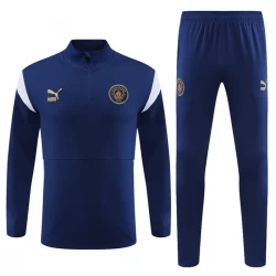 Kinder Manchester City Trainingsanzüge Sweatshirt 2023-24 Blau