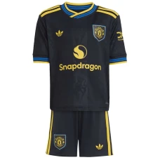 Kinder Manchester United Fußball Trikotsatz 2025-26 Ausweichtrikot