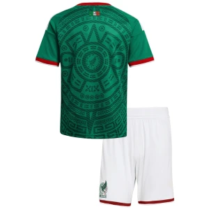 Kinder Mexiko Fußball Trikotsatz WM 2026 Heimtrikot