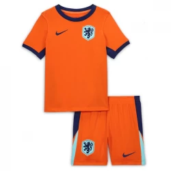 Kinder Niederlande Fußball Trikotsatz EM 2024 Heimtrikot