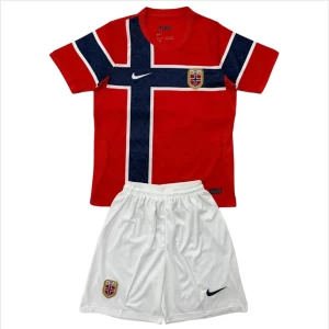 Kinder Norwegen Fußball Trikotsatz WM 2026 Heimtrikot