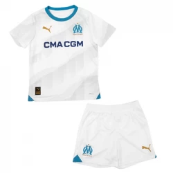 Kinder Olympique de Marseille Fußball Trikotsatz 2023-24 Heimtrikot