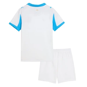 Kinder Olympique de Marseille Fußball Trikotsatz 2025-26 Heimtrikot