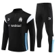 Kinder Olympique de Marseille Trainingsanzüge Sweatshirt 2023-24 Schwarz