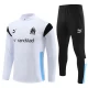 Kinder Olympique de Marseille Trainingsanzüge Sweatshirt 2023-24 Weiß