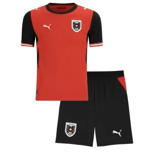 Kinder Österreich Fußball Trikotsatz WM 2026 Heimtrikot