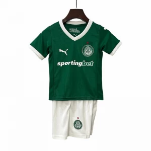 Kinder Palmeiras Fußball Trikotsatz 2025-26 Heimtrikot