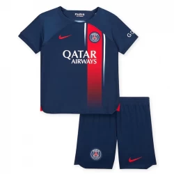 Kinder Paris Saint-Germain PSG Fußball Trikotsatz 2023-24 Heimtrikot
