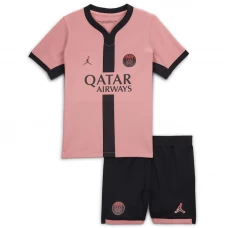 Kinder Paris Saint-Germain PSG Fußball Trikotsatz 2024-25 Ausweichtrikot