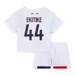 Kinder Paris Saint-Germain PSG Fußball Trikotsatz 2024-25 Ekitike #44 Auswärtstrikot