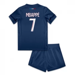 Kinder Paris Saint-Germain PSG Kylian Mbappé #7 Fußball Trikotsatz 2024-25 Heimtrikot
