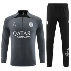 Kinder Paris Saint-Germain PSG Trainingsanzüge Sweatshirt 2023-24 Dark Grau