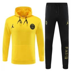 Kinder Paris Saint-Germain PSG Trainingsanzüge Sweatshirt 2023-24 Hoodie Gelb