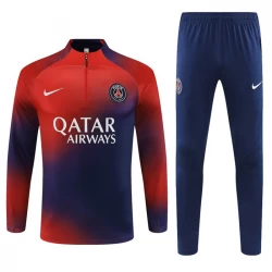 Kinder Paris Saint-Germain PSG Trainingsanzüge Sweatshirt 2023-24 Rot Blau Camo