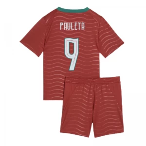 Kinder Pauleta #9 Portugal Fußball Trikotsatz WM 2026 Heimtrikot