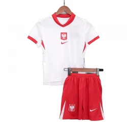Kinder Polen Fußball Trikotsatz EM 2024 Heimtrikot