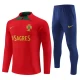 Kinder Portugal Trainingsanzüge Sweatshirt 2023-24 Rot