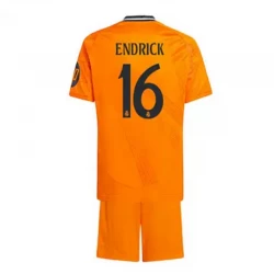 Kinder Real Madrid Fußball Trikotsatz 2024-25 HP Endrick #16 Auswärtstrikot